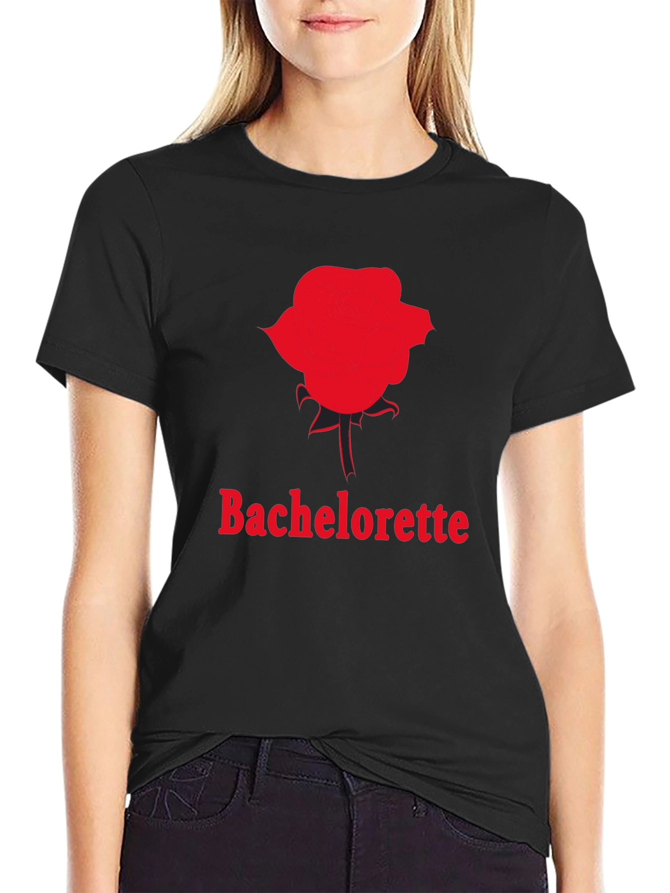Bachelorette Party Rose Graphic T-Shirt