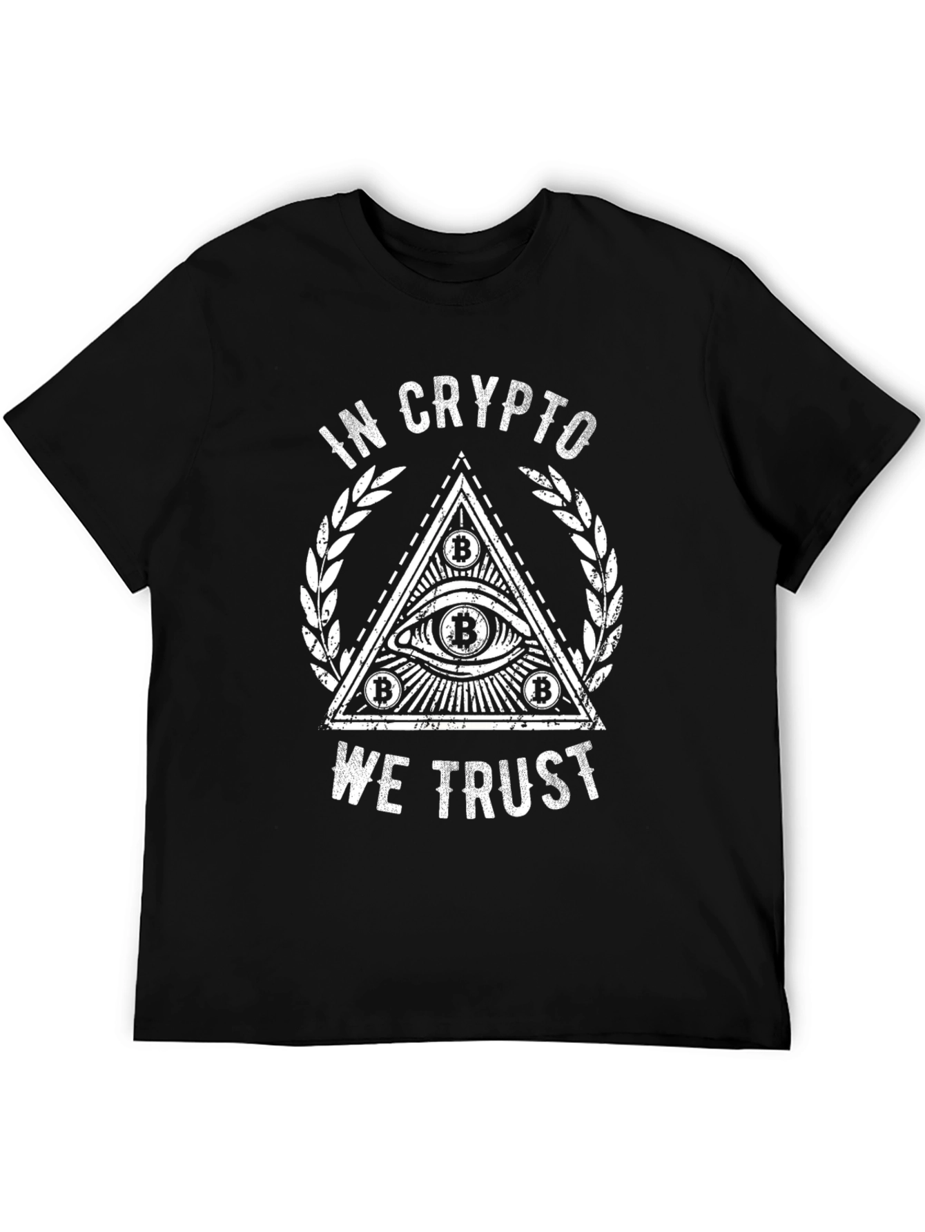 In Crypto We Trust T-Shirt - Bitcoin Graphic Tee