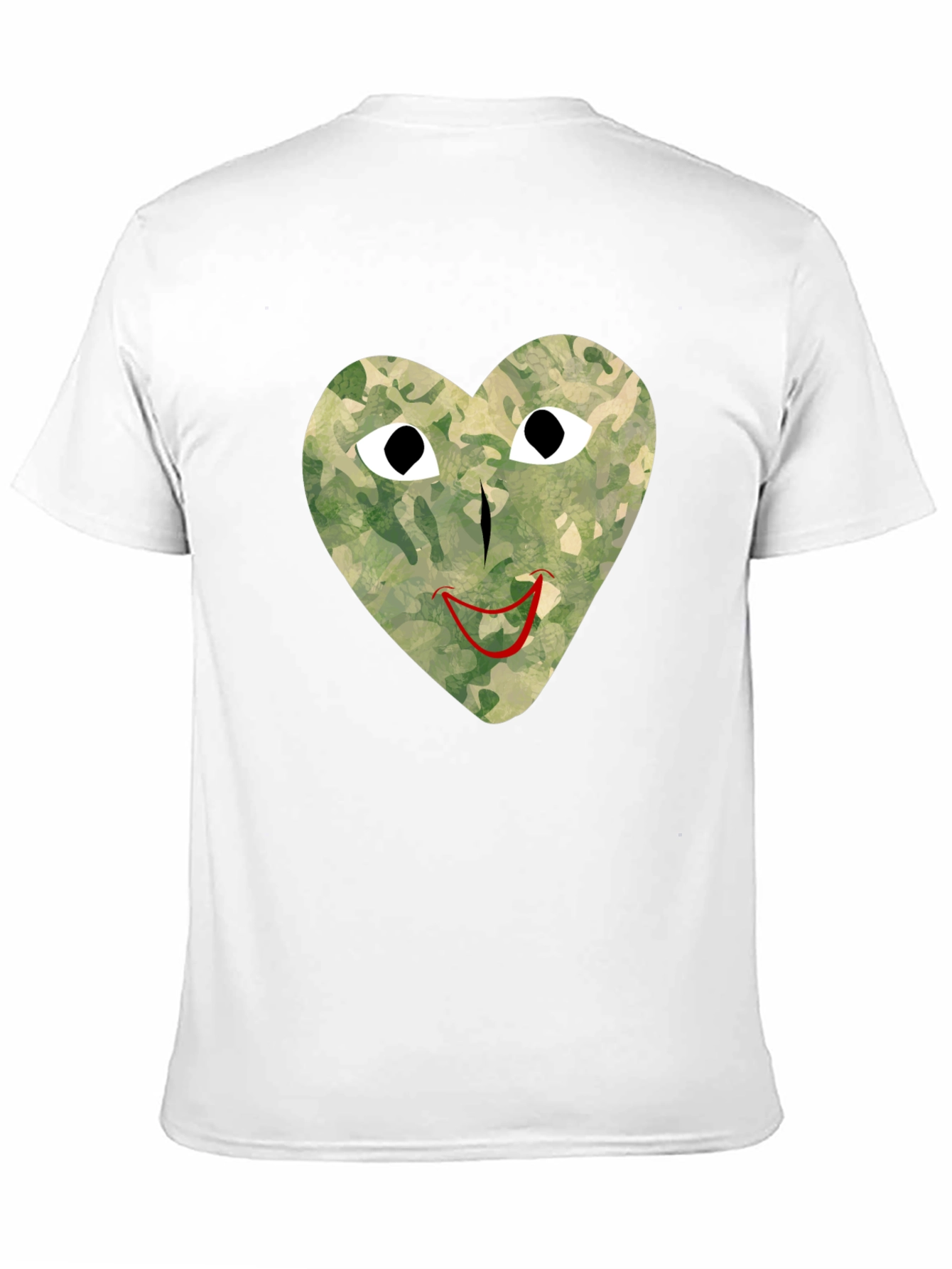 Camo Heart Graphic Tee - Unique Streetwear Style