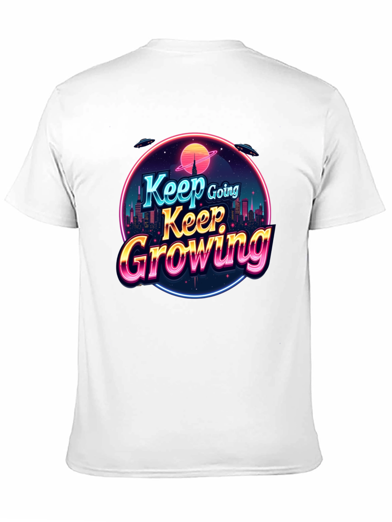 Keep Growing Black Graphic Tee