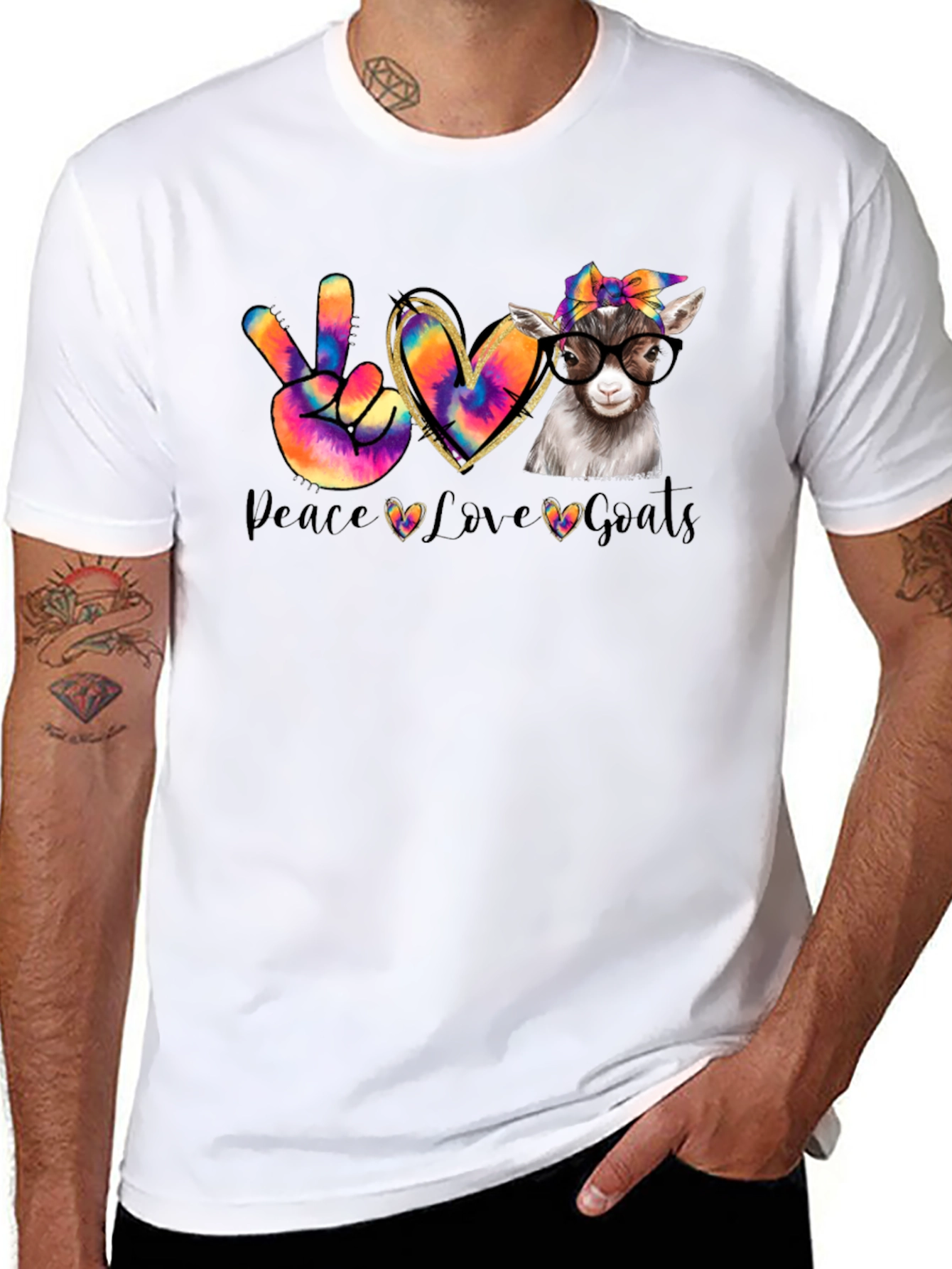 Peace Love Goats T-Shirt