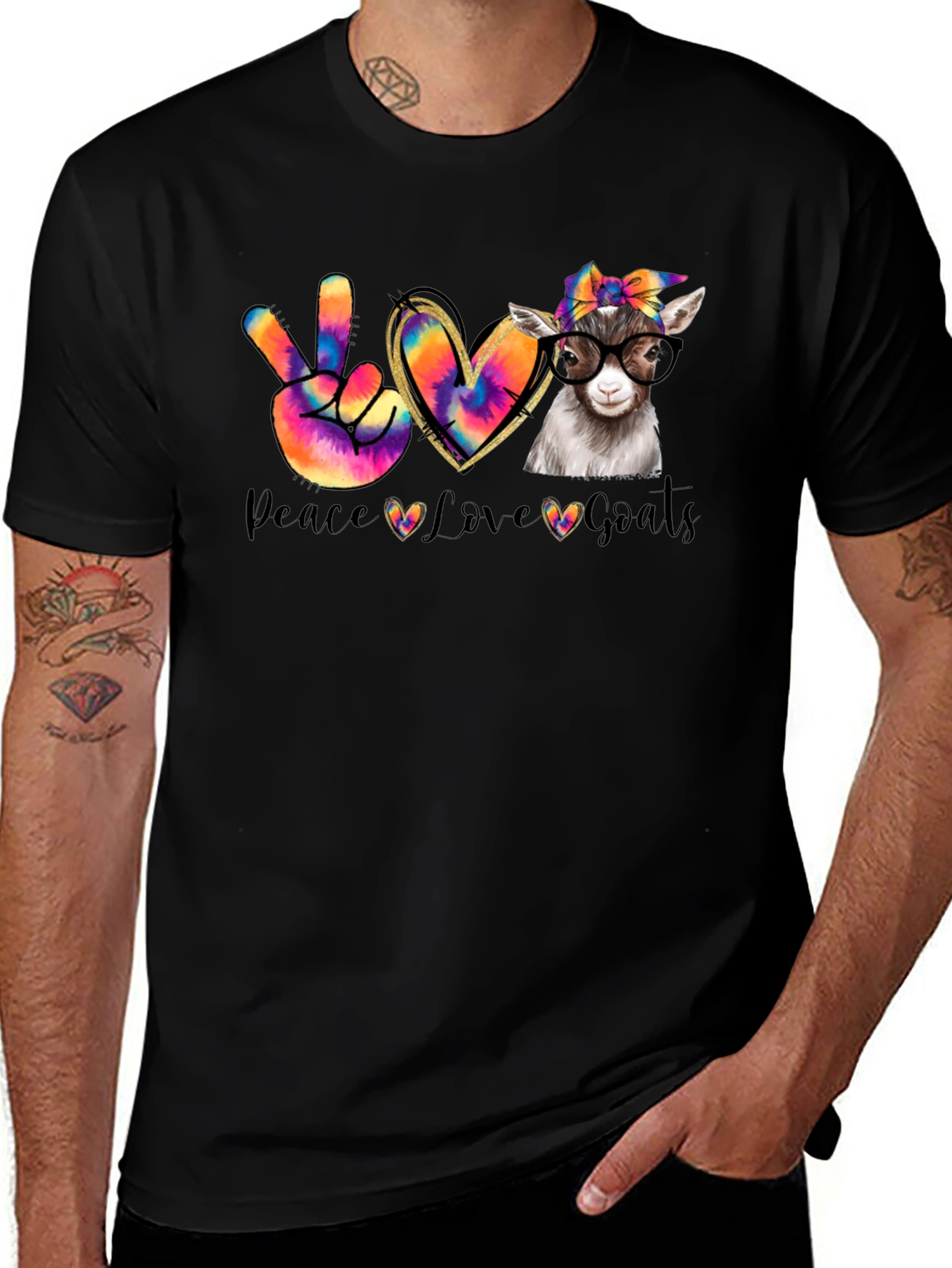 Peace Love Goats T-Shirt