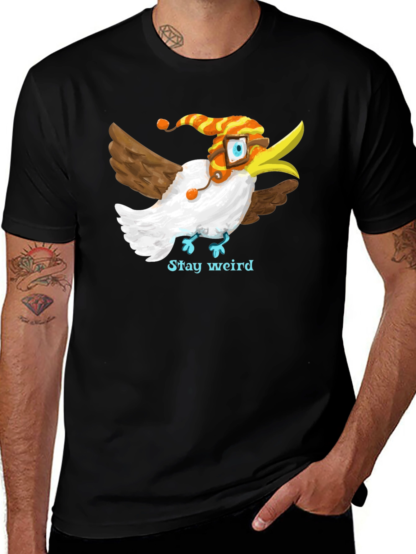 Stay Weird Bird Tee