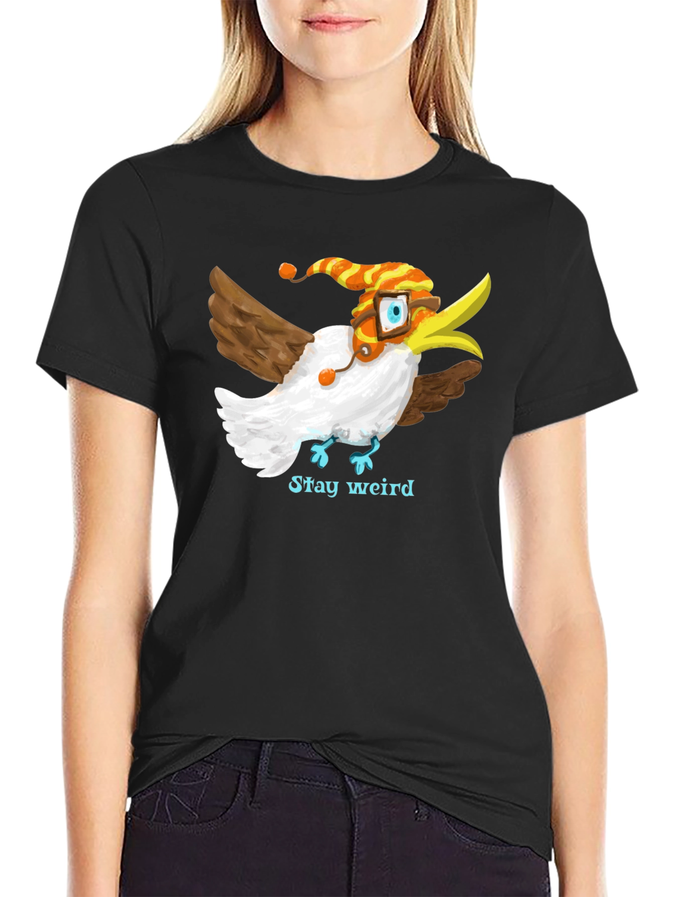 Stay Weird Bird Tee