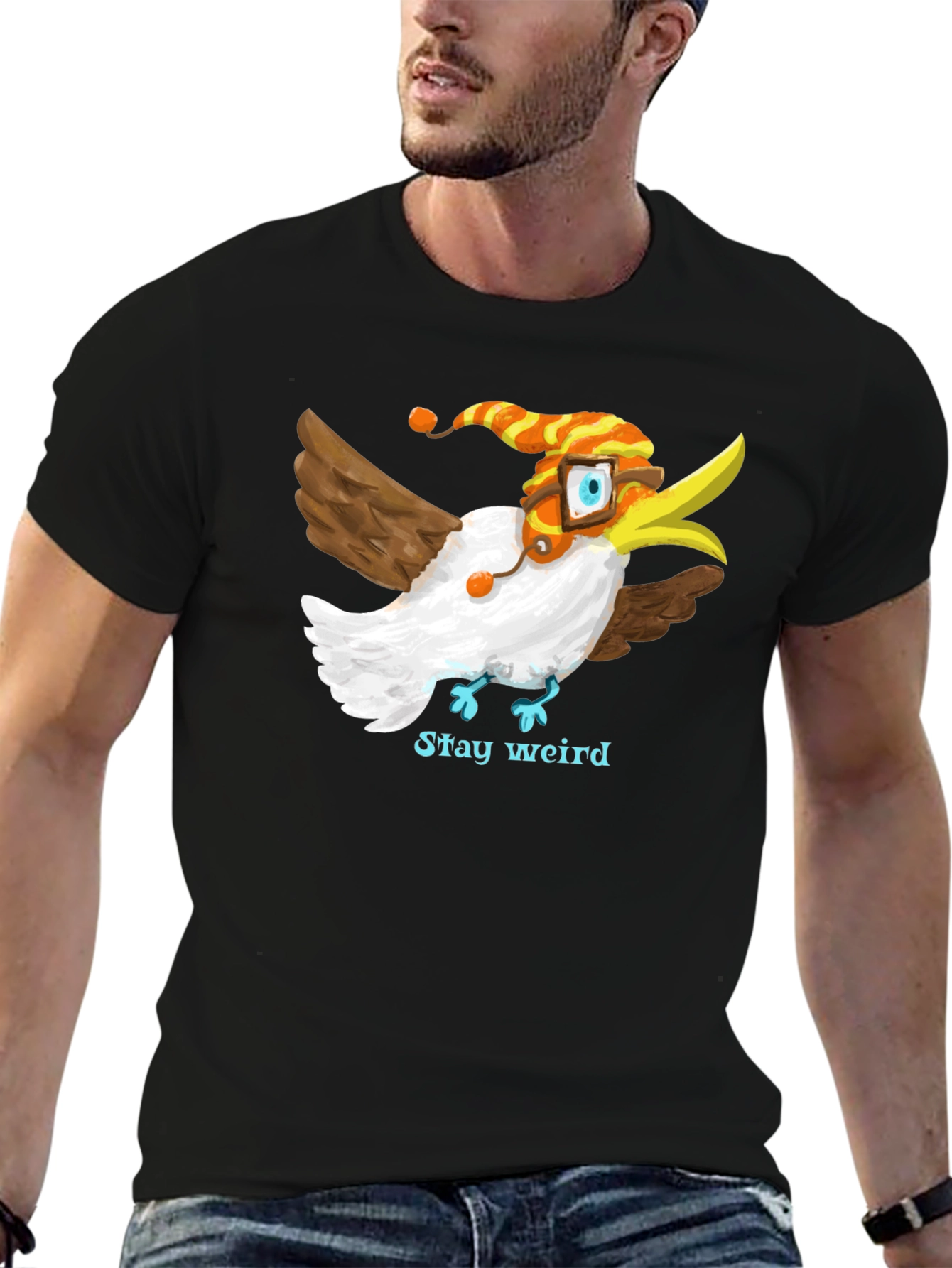Stay Weird Bird Tee