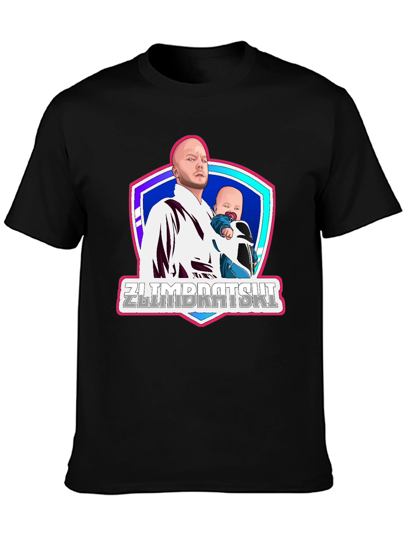 Zlimbratski Cartoon Graphic T-Shirt