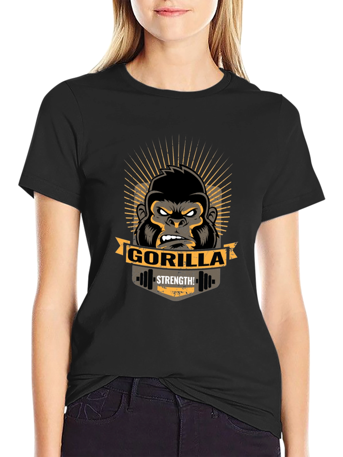 Gorilla Strength Graphic T-Shirt - Gym Wear