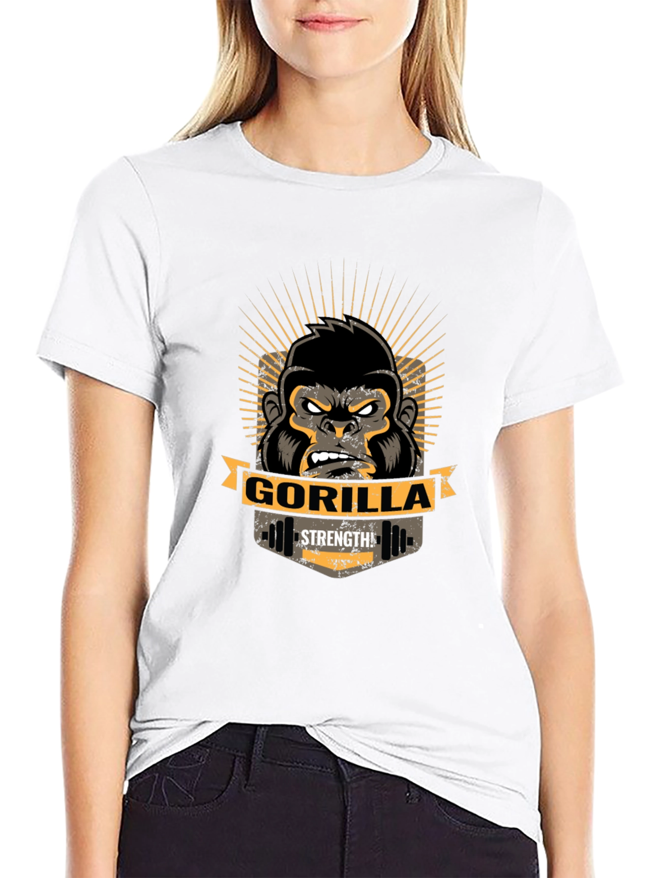 Gorilla Strength Graphic T-Shirt - Gym Wear