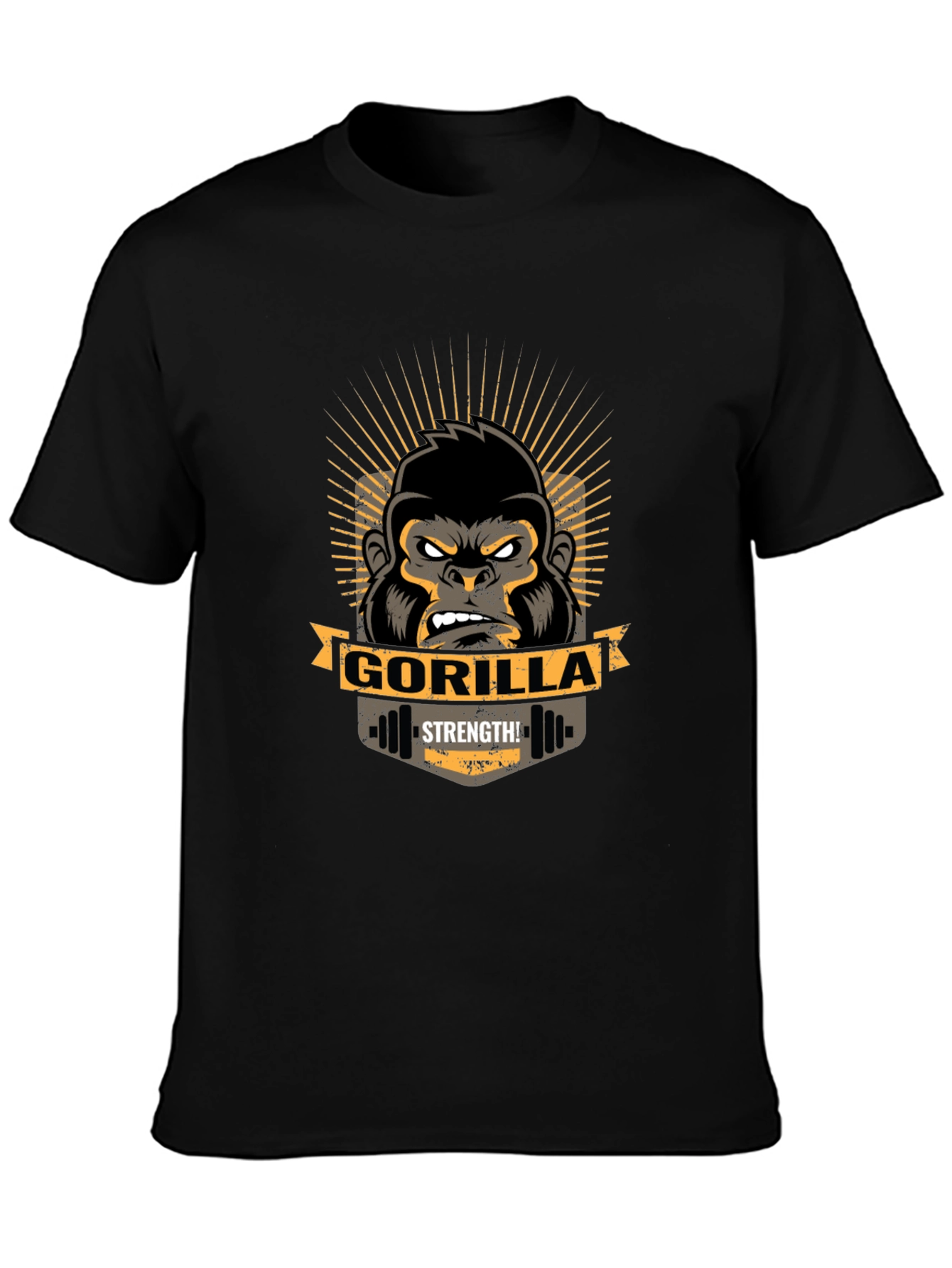Gorilla Strength Graphic T-Shirt - Gym Wear