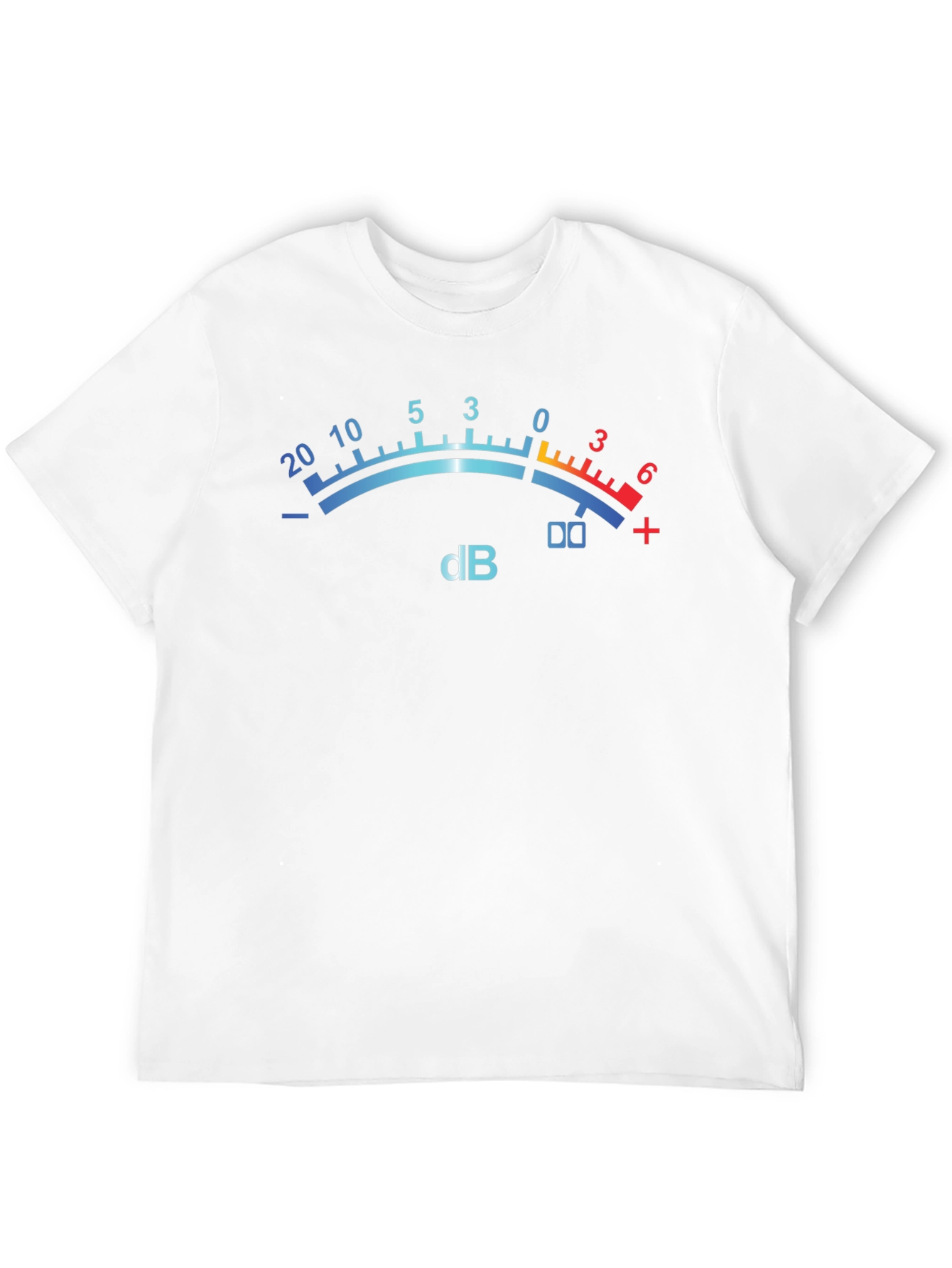 Decibel Meter Graphic Tee - Black Cotton Shirt