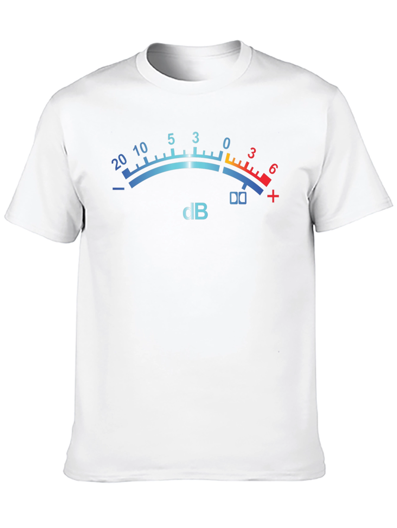 Decibel Meter Graphic Tee - Black Cotton Shirt