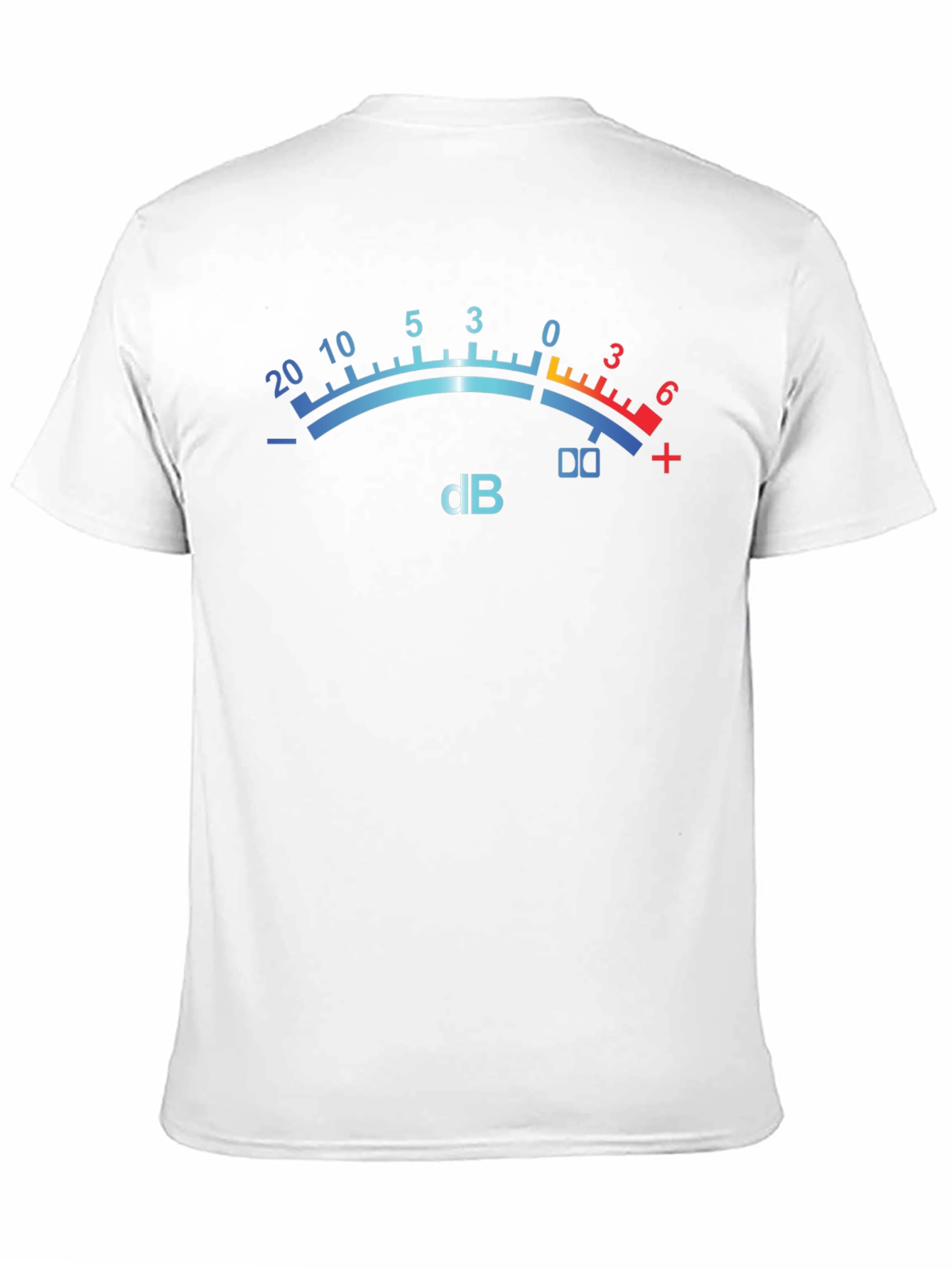 Decibel Meter Graphic Tee - Black Cotton Shirt