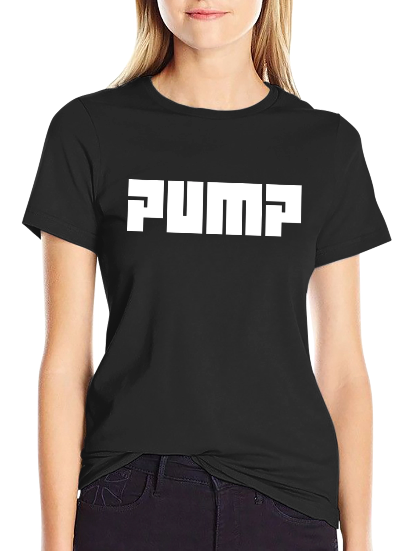 Black PUMP Graphic T-Shirt