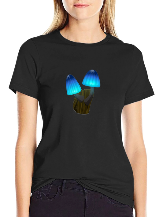 Glow-in-the-Dark Mushroom Graphic Tee