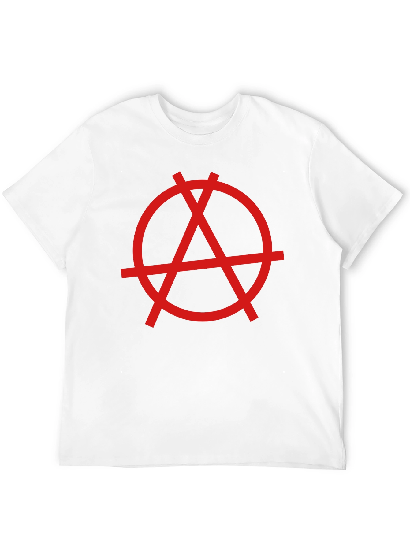 Anarchy Symbol Graphic T-Shirt - Black