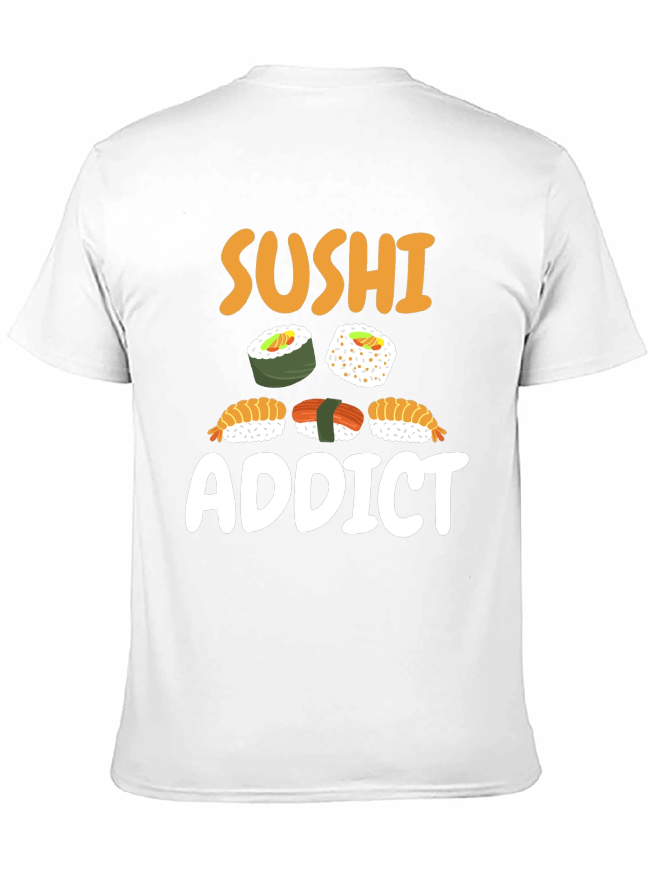 Sushi Addict Black Graphic Tee