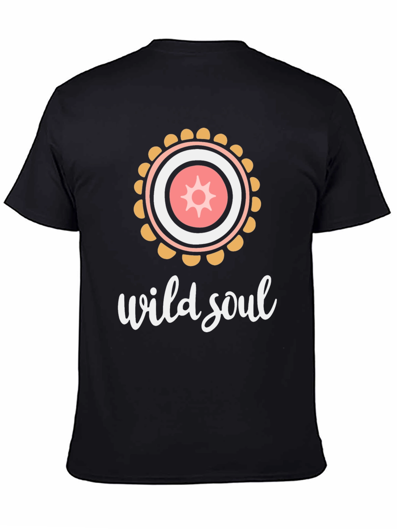 Wild Soul Graphic T-Shirt - Black Cotton Tee