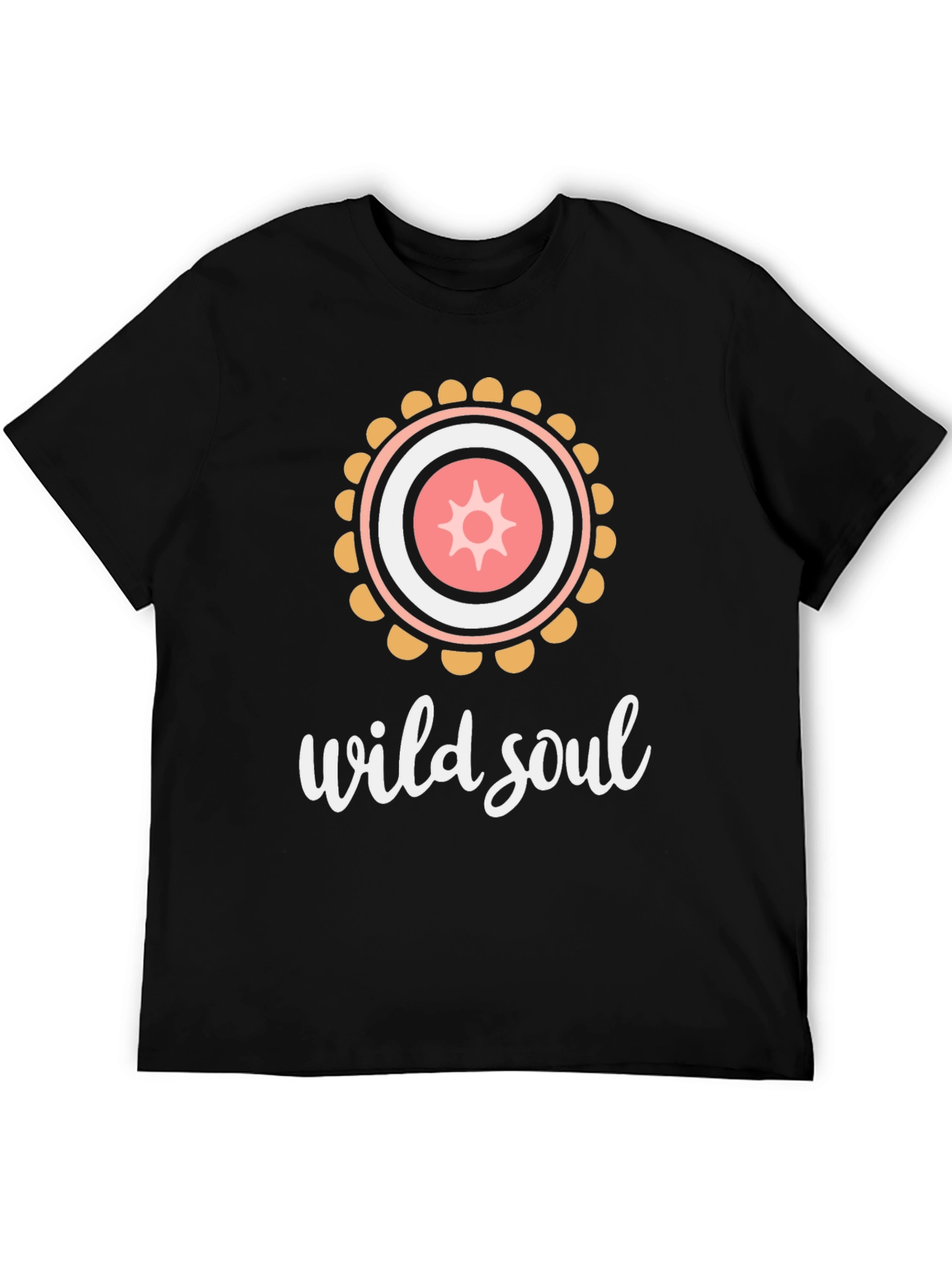 Wild Soul Graphic T-Shirt - Black Cotton Tee
