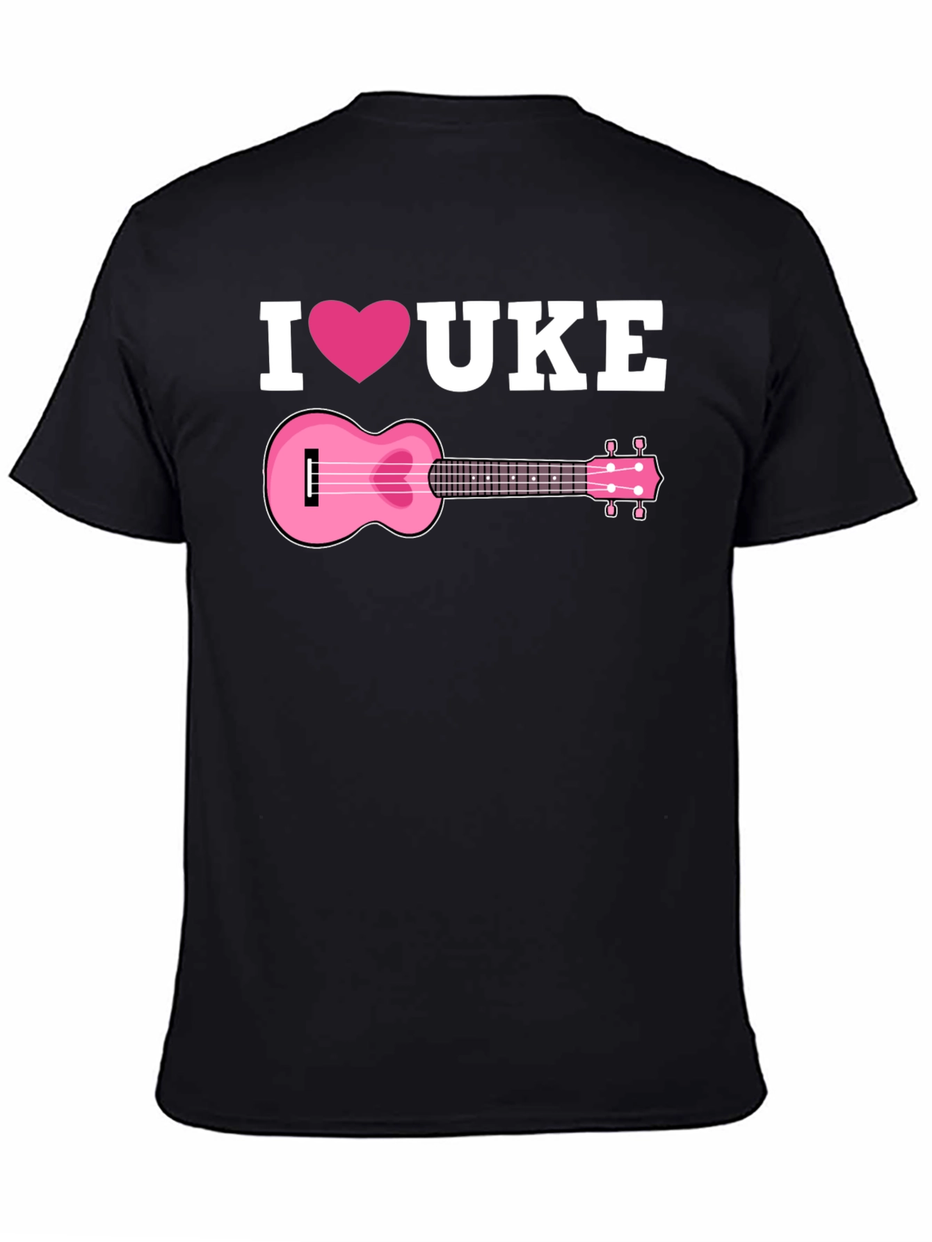 I Love Ukulele Graphic T-Shirt