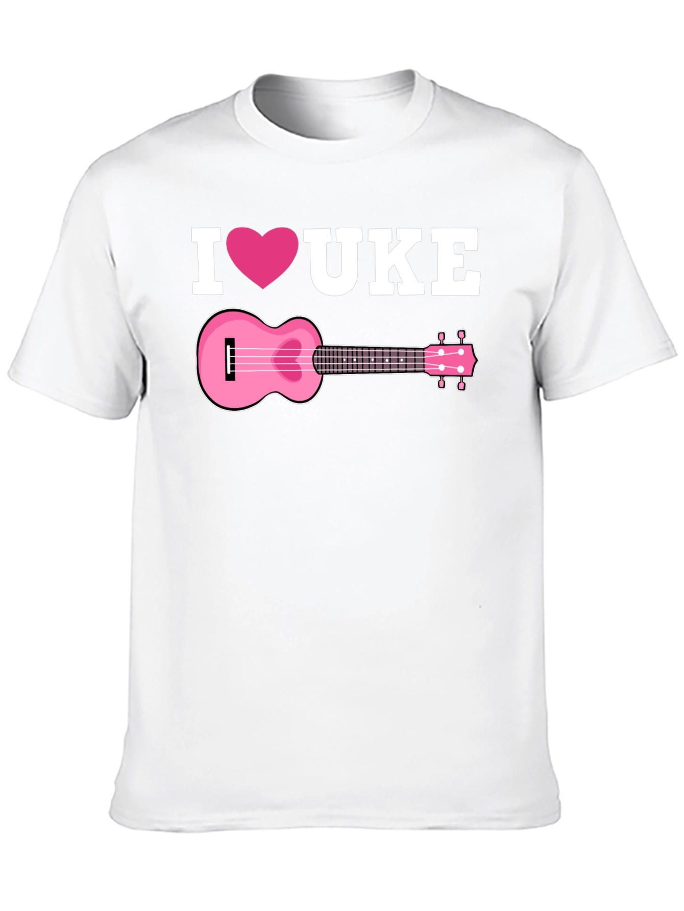 I Love Ukulele Graphic T-Shirt