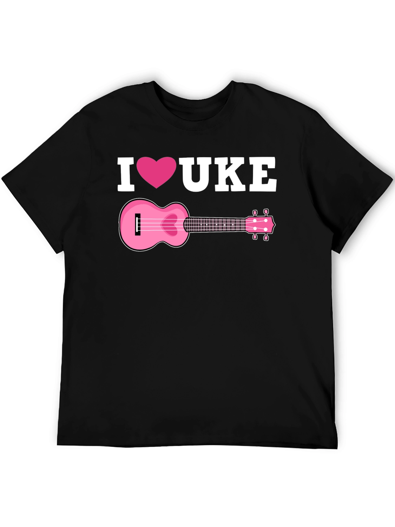 I Love Ukulele Graphic T-Shirt