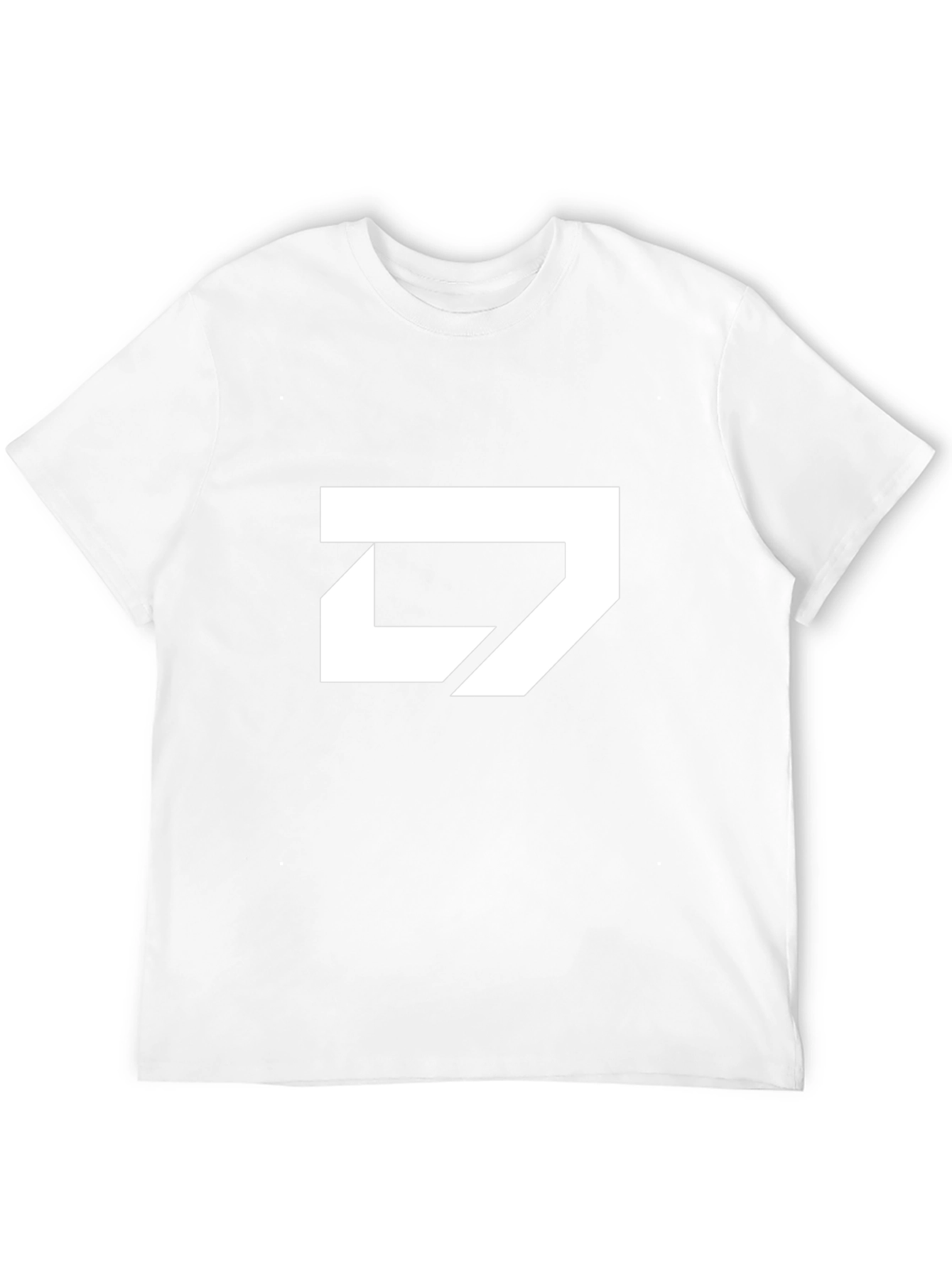 Modern Logo Graphic Tee - Black Cotton Blend