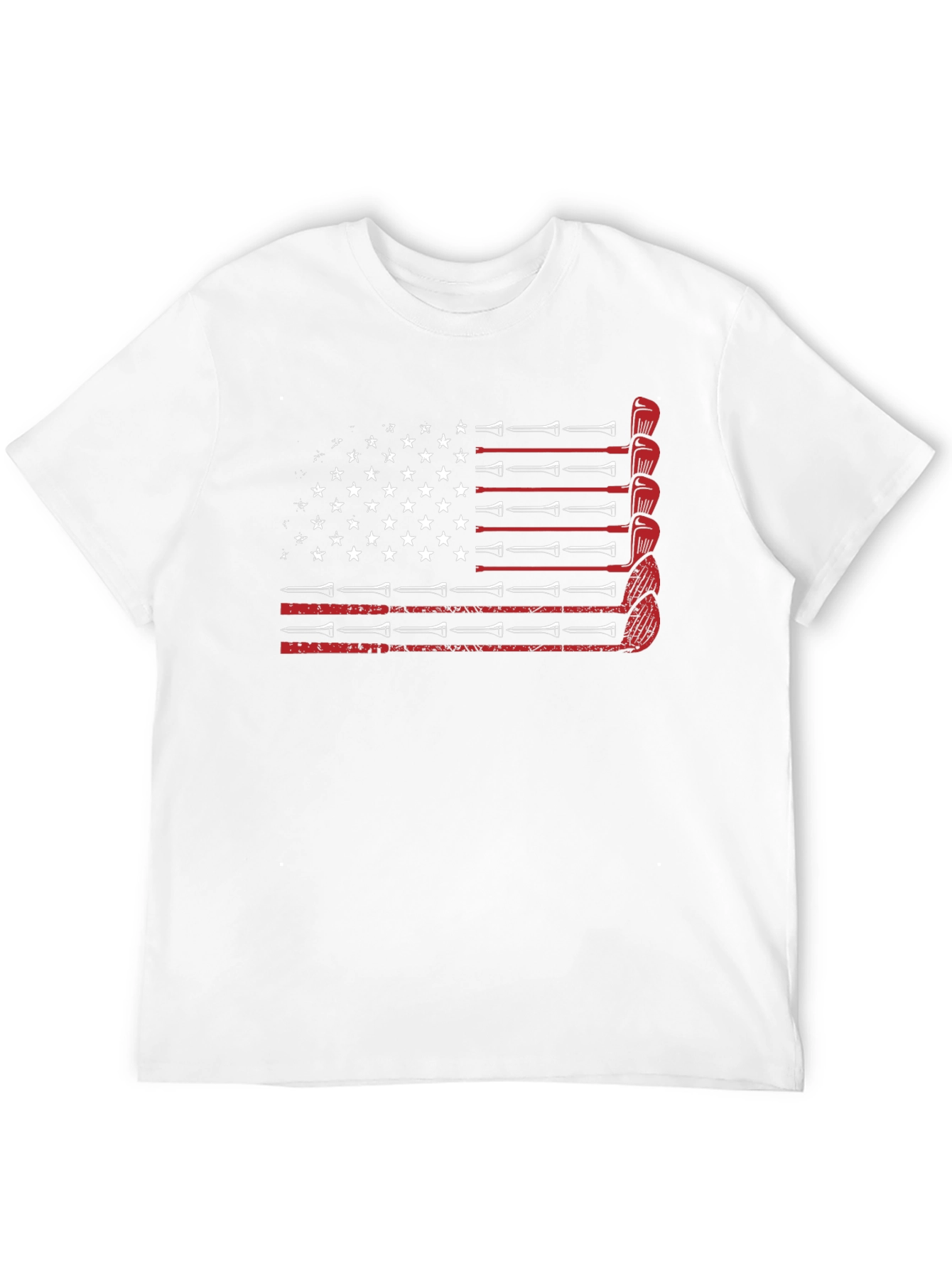 Golf American Flag T-Shirt
