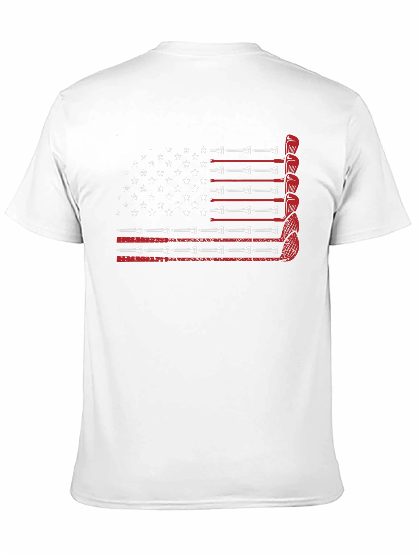 Golf American Flag T-Shirt
