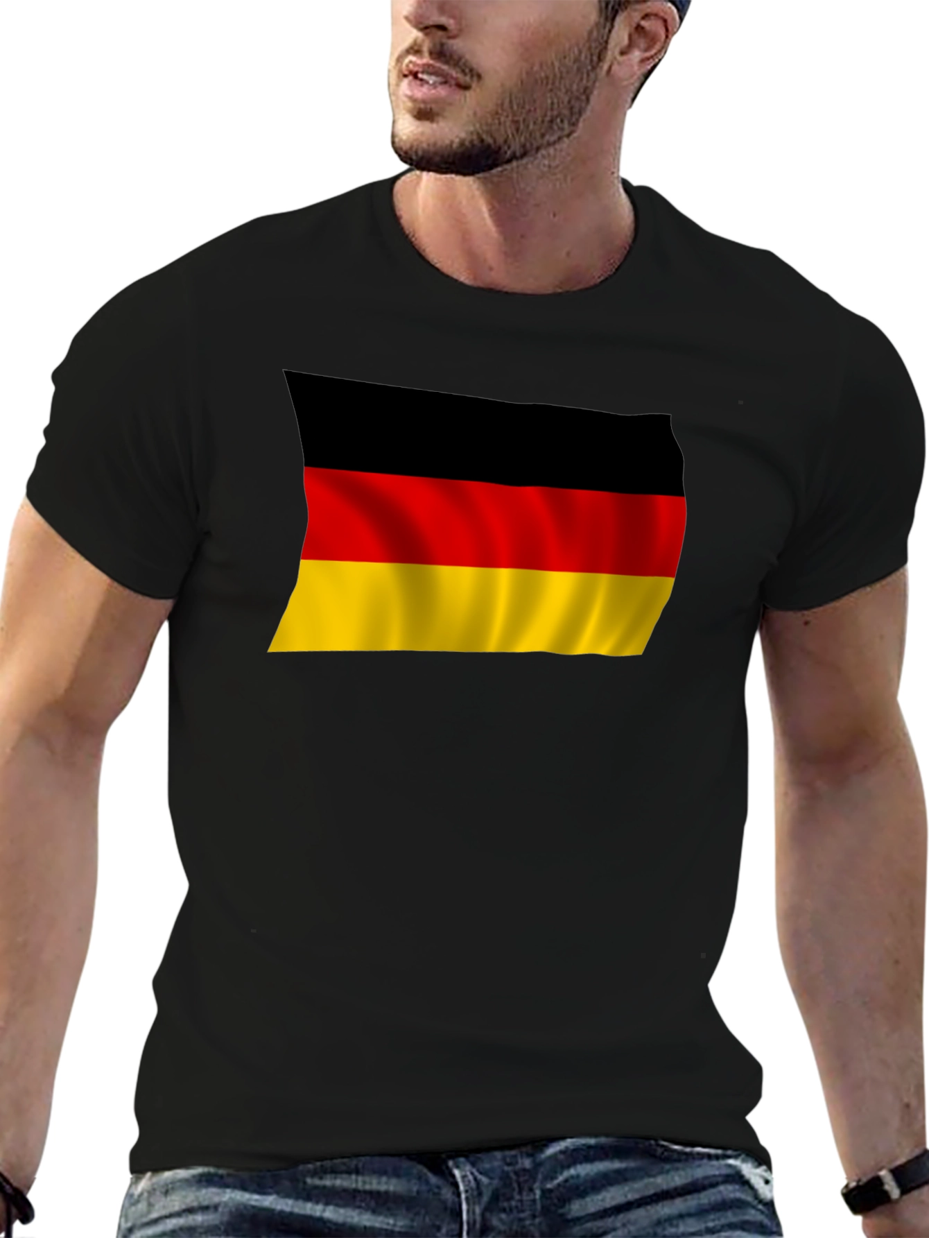 Germany Flag T-Shirt - Black Pride Tee