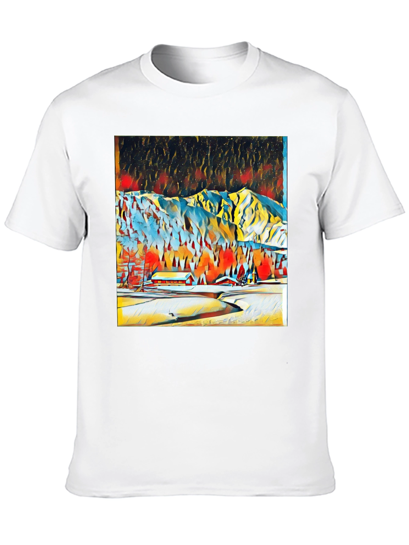 Winter Mountain Art Tee