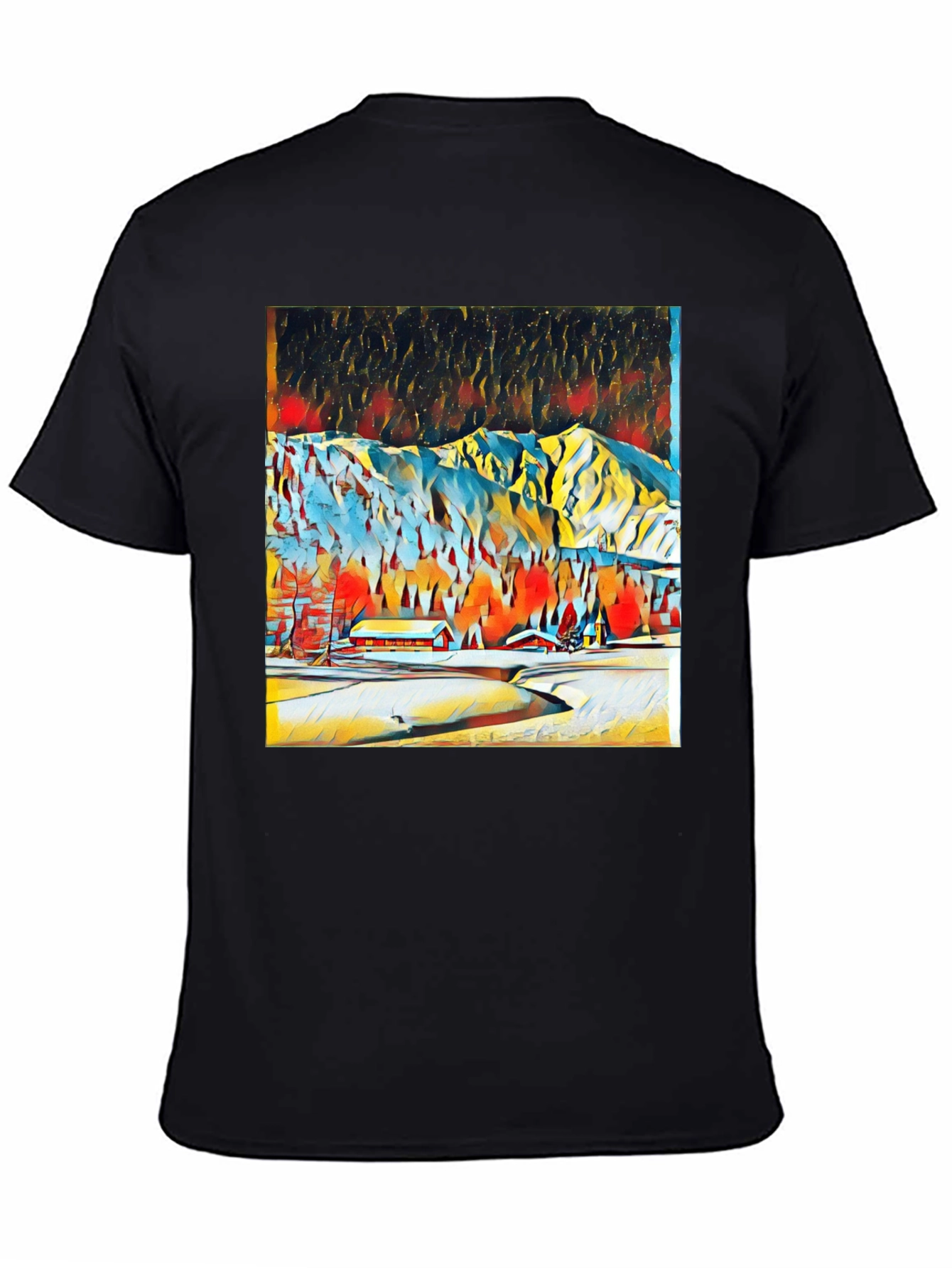 Winter Mountain Art Tee