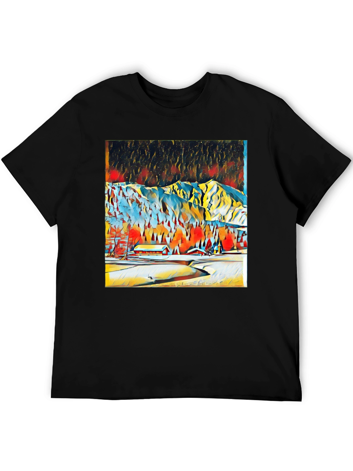 Winter Mountain Art Tee