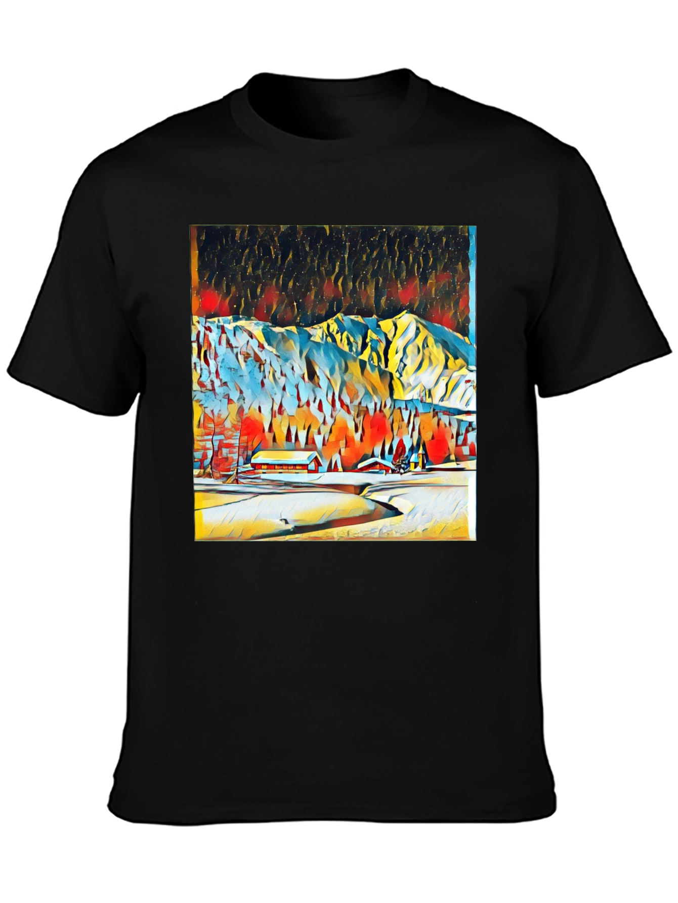 Winter Mountain Art Tee
