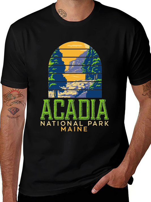Acadia National Park Maine Graphic Tee