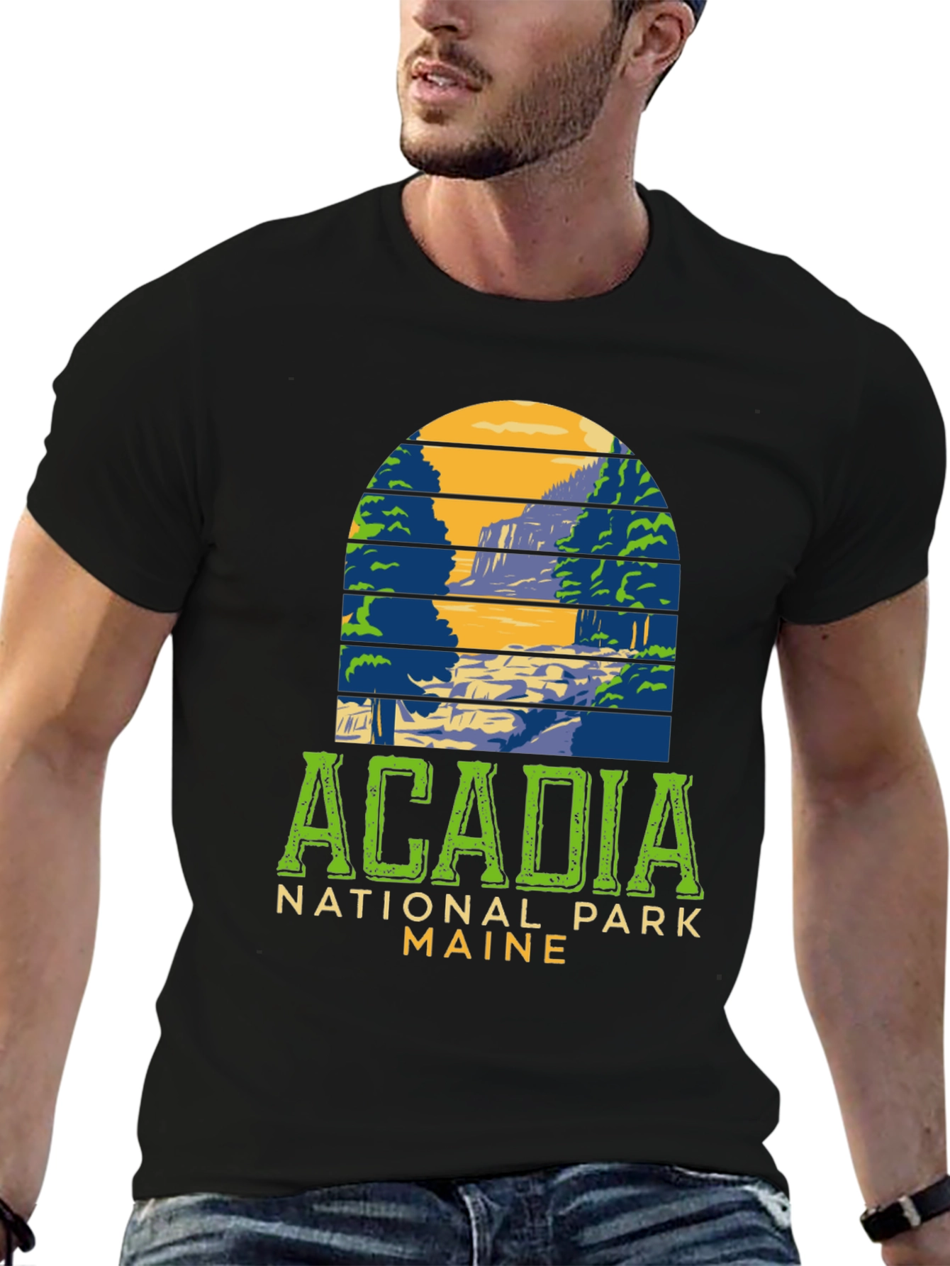 Acadia National Park Maine Graphic Tee