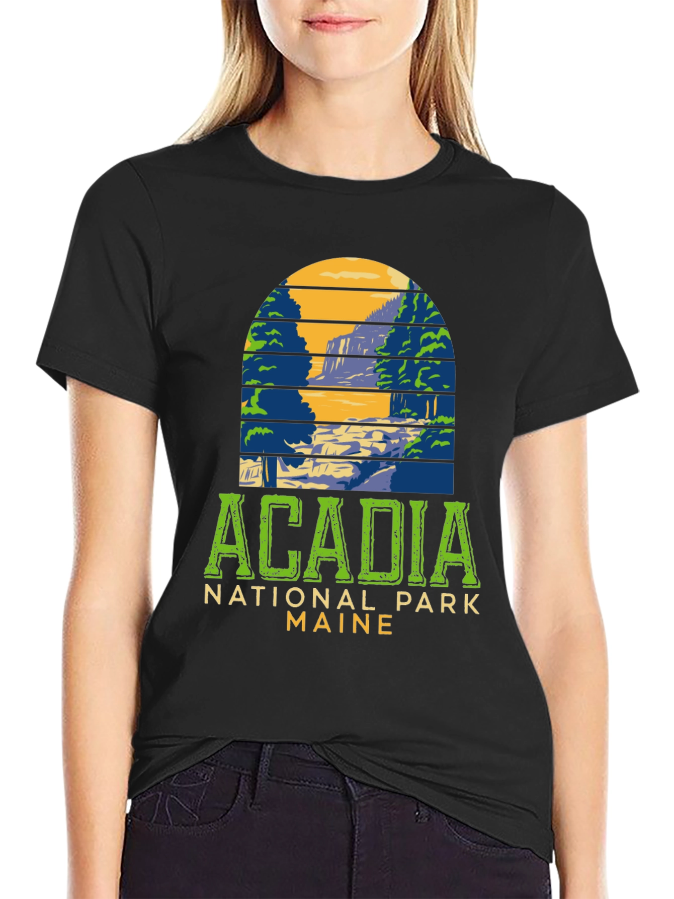 Acadia National Park Maine Graphic Tee