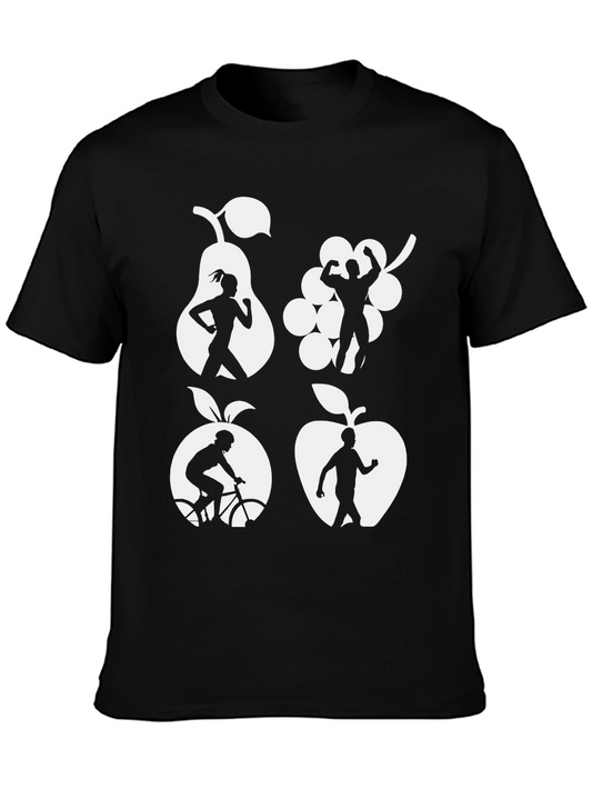 Healthy Lifestyle T-Shirt | Fruits and Fitness