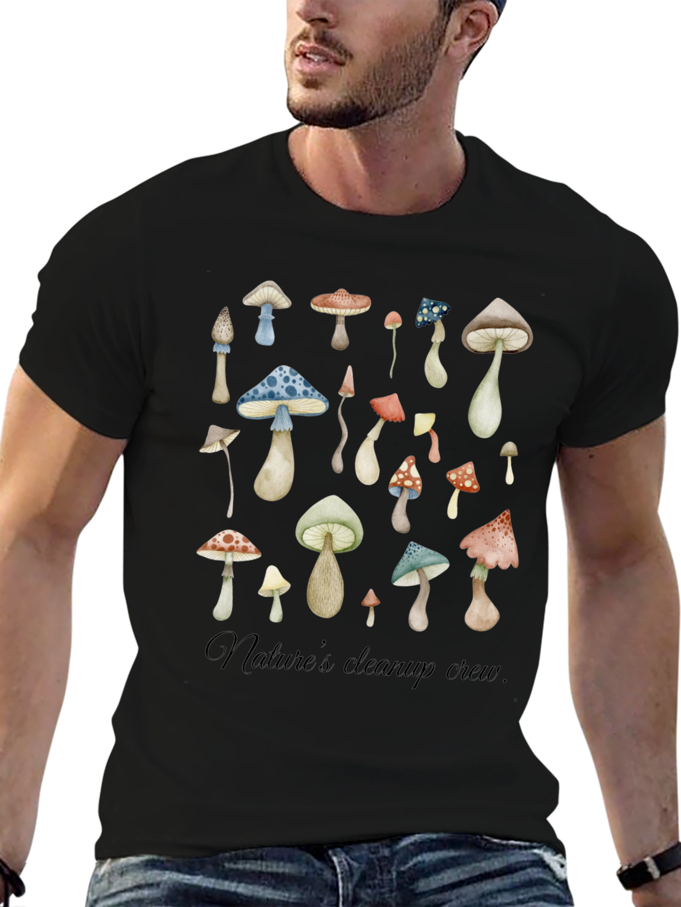 Natures Cleanup Crew Mushroom T-Shirt