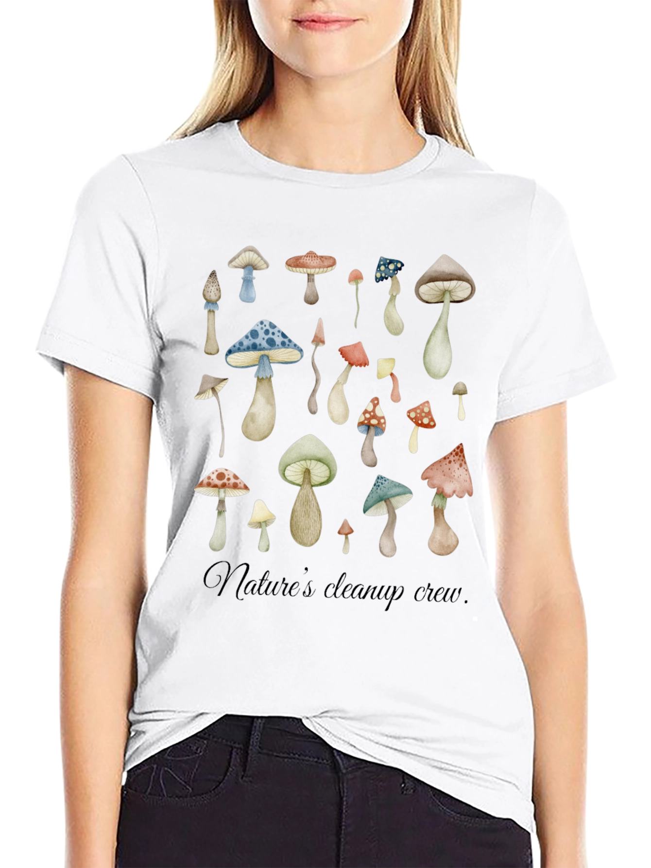 Natures Cleanup Crew Mushroom T-Shirt
