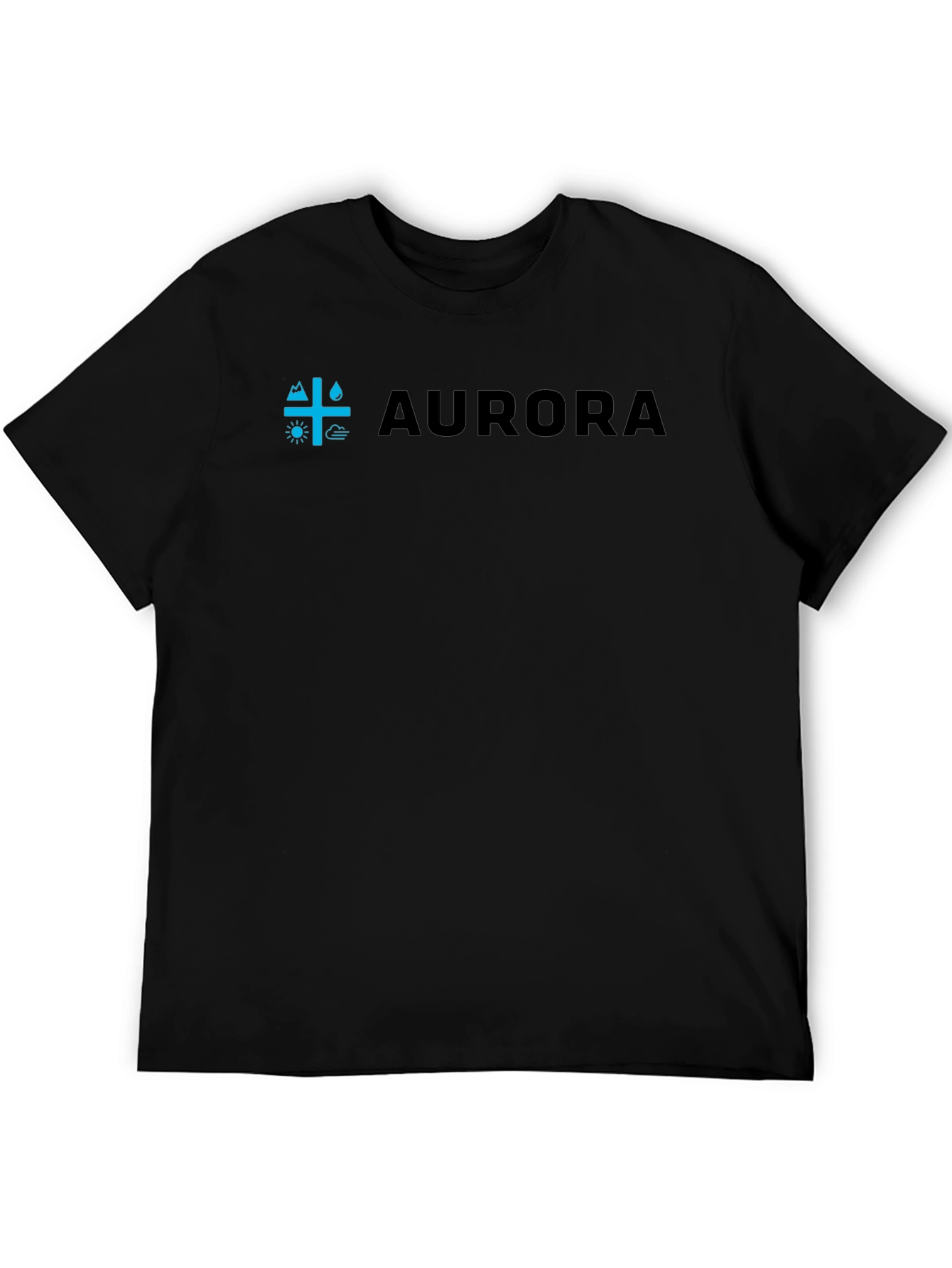 Aurora Nature Element Tee - Black Unisex