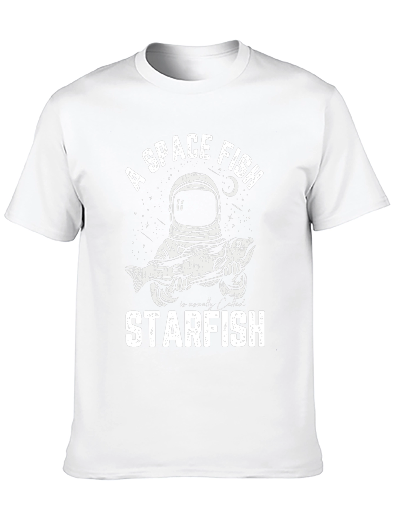 A Space Fish Starfish Graphic Tee