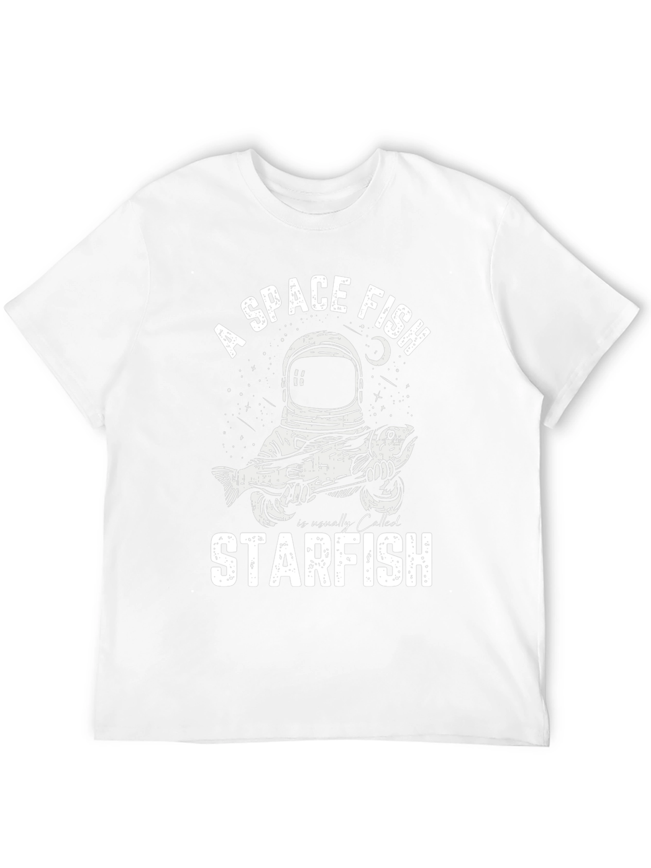 A Space Fish Starfish Graphic Tee