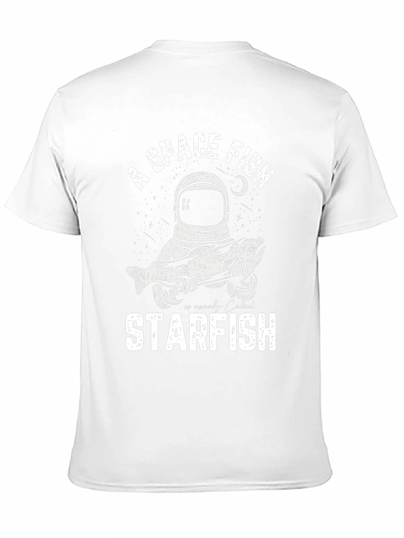 A Space Fish Starfish Graphic Tee