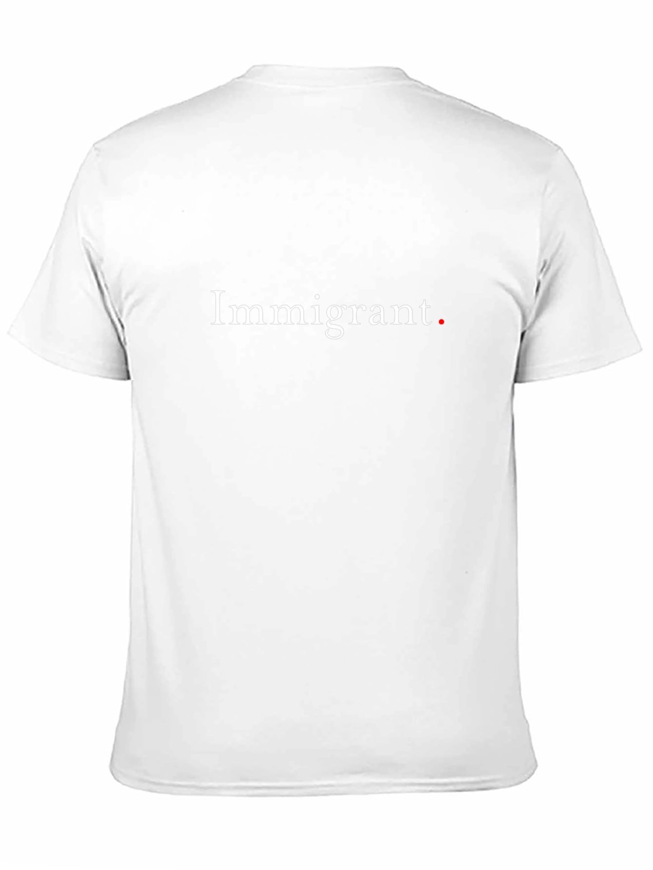 Immigrant Statement T-Shirt - Black