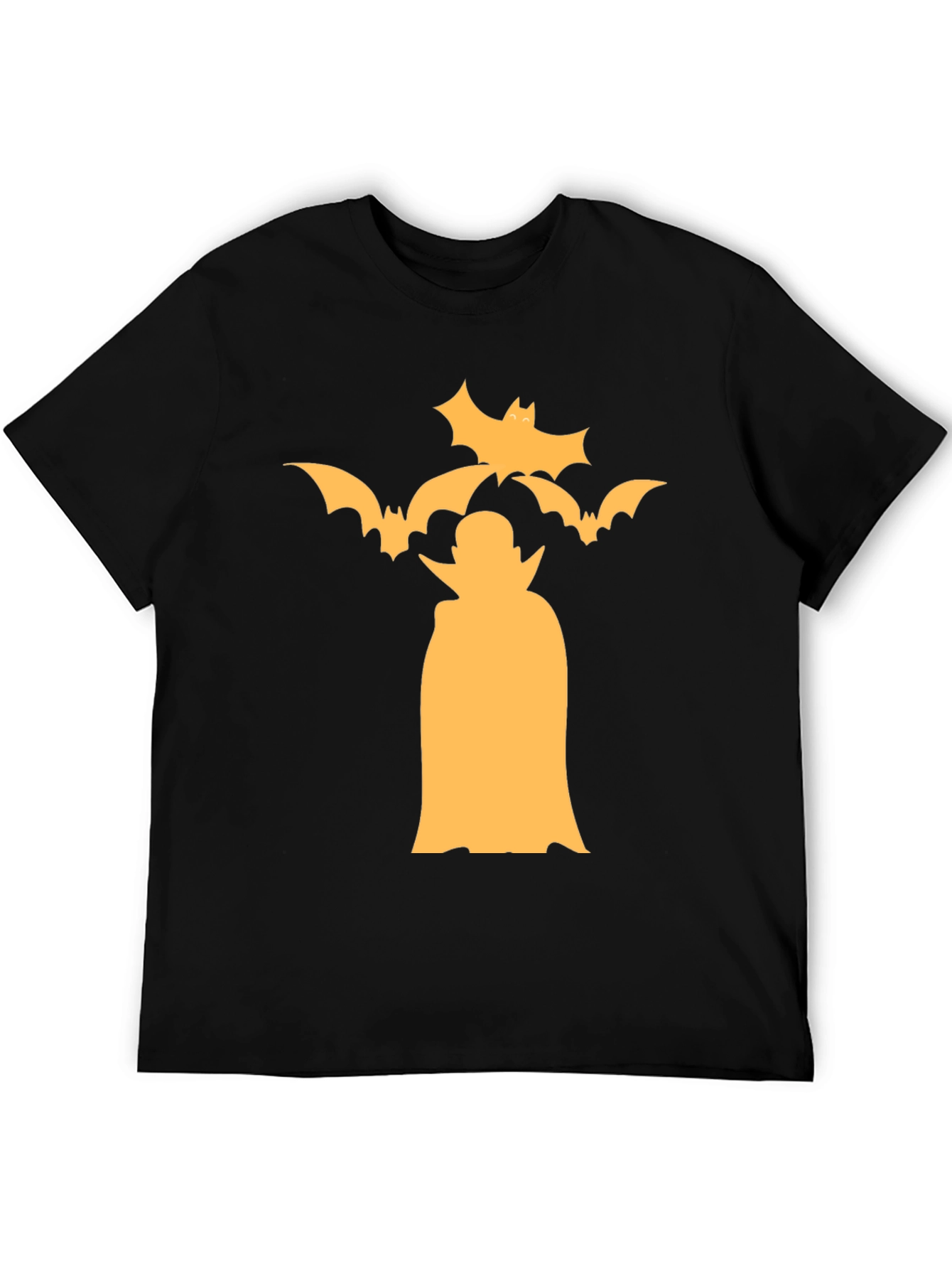 Halloween Dracula Vampire Bats Black T-Shirt