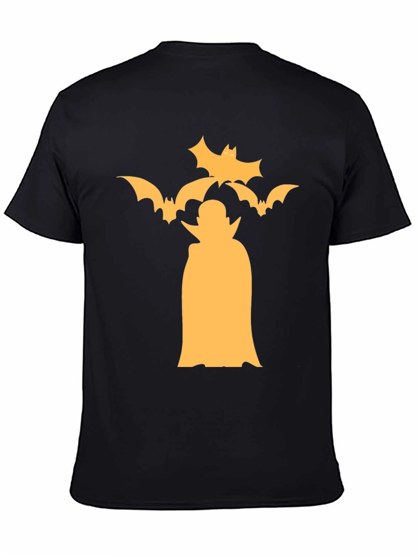 Halloween Dracula Vampire Bats Black T-Shirt