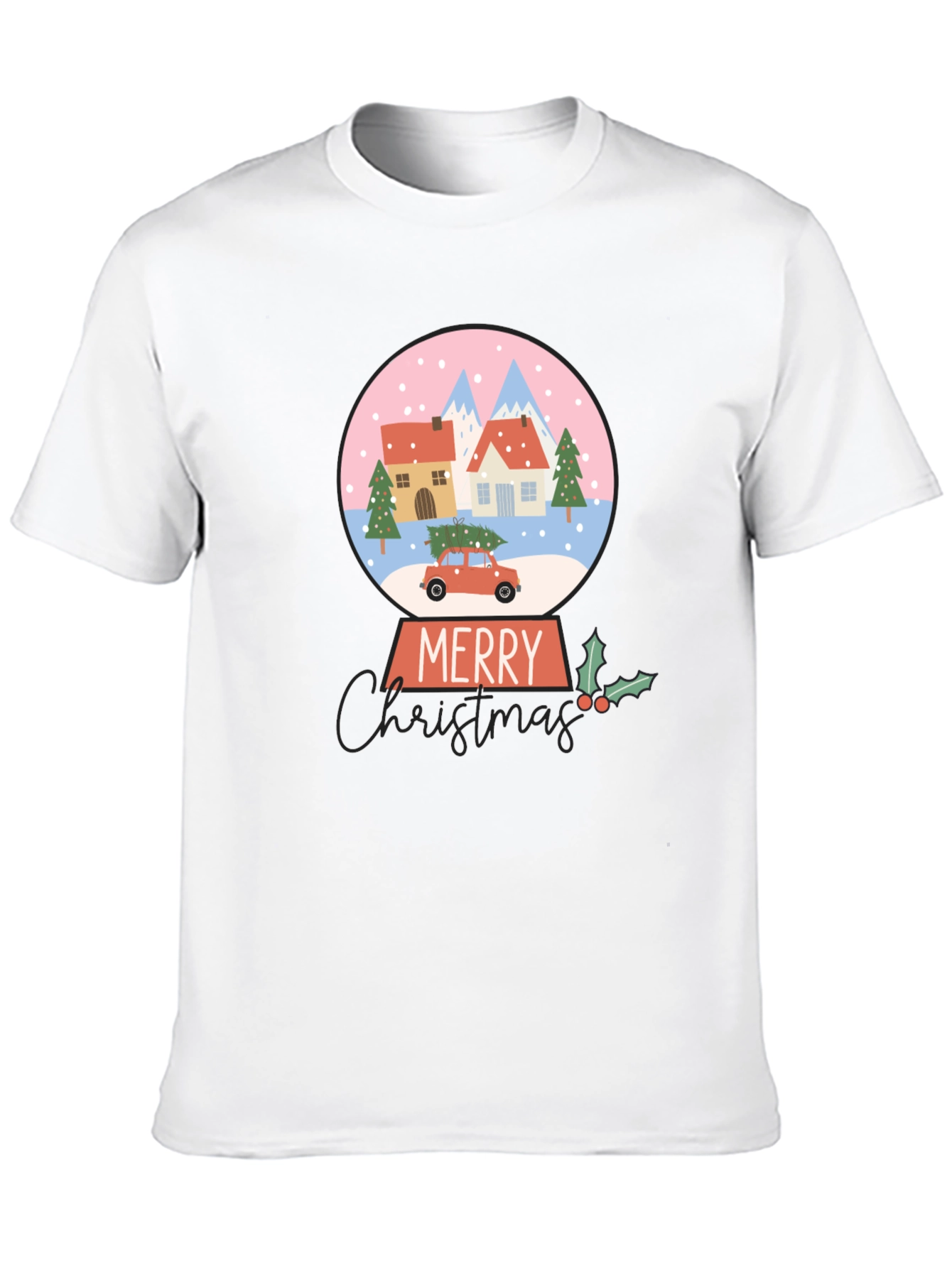 Merry Christmas Snow Globe T-Shirt