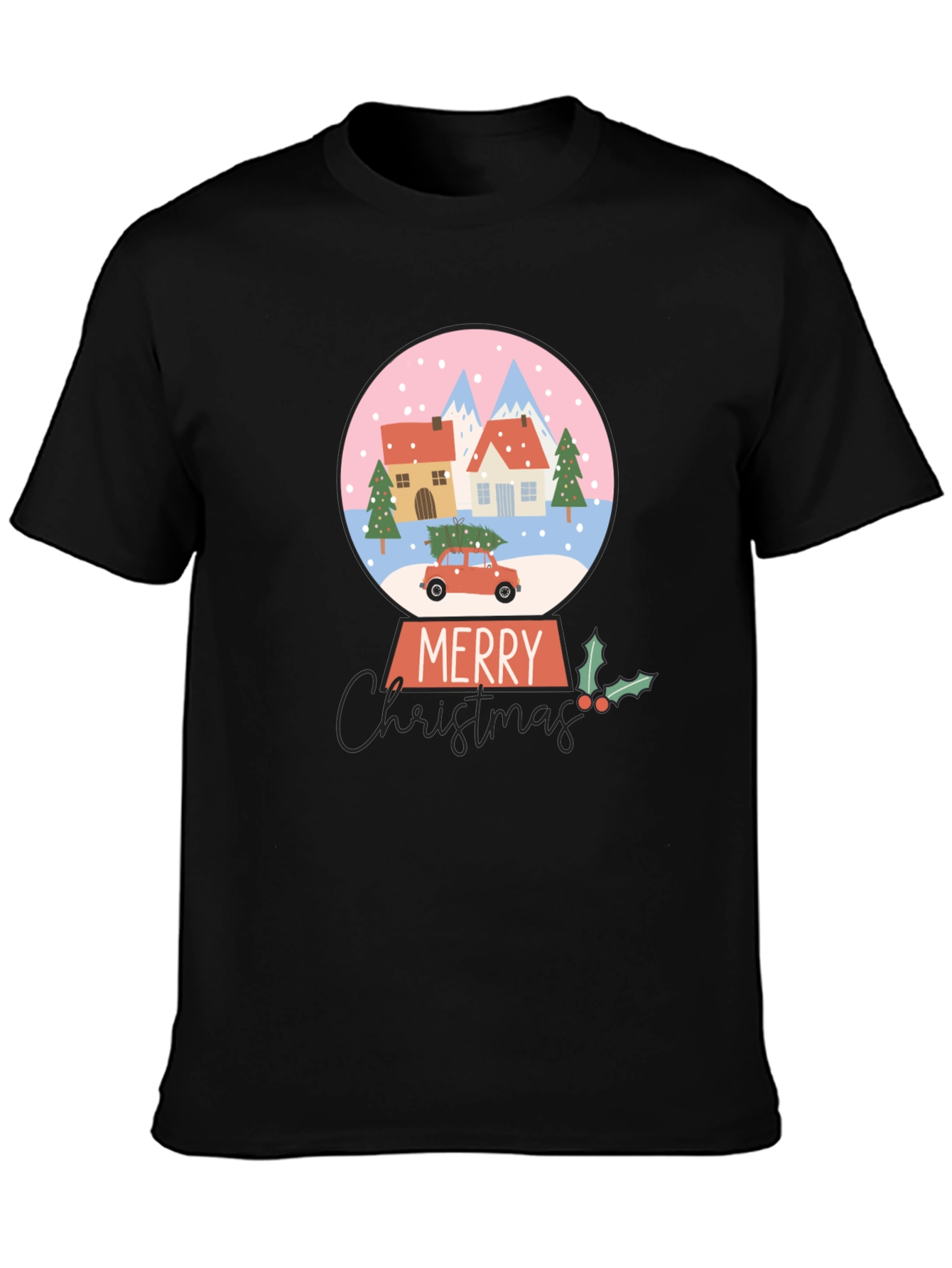 Merry Christmas Snow Globe T-Shirt