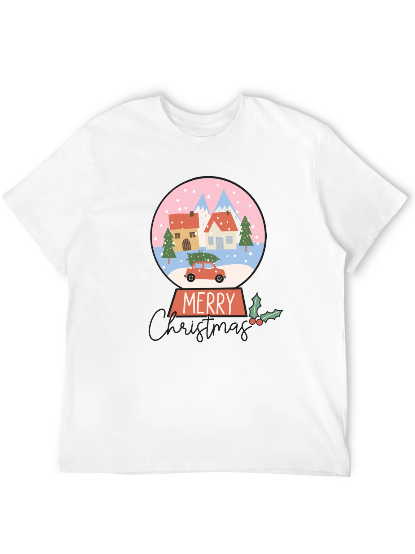 Merry Christmas Snow Globe T-Shirt