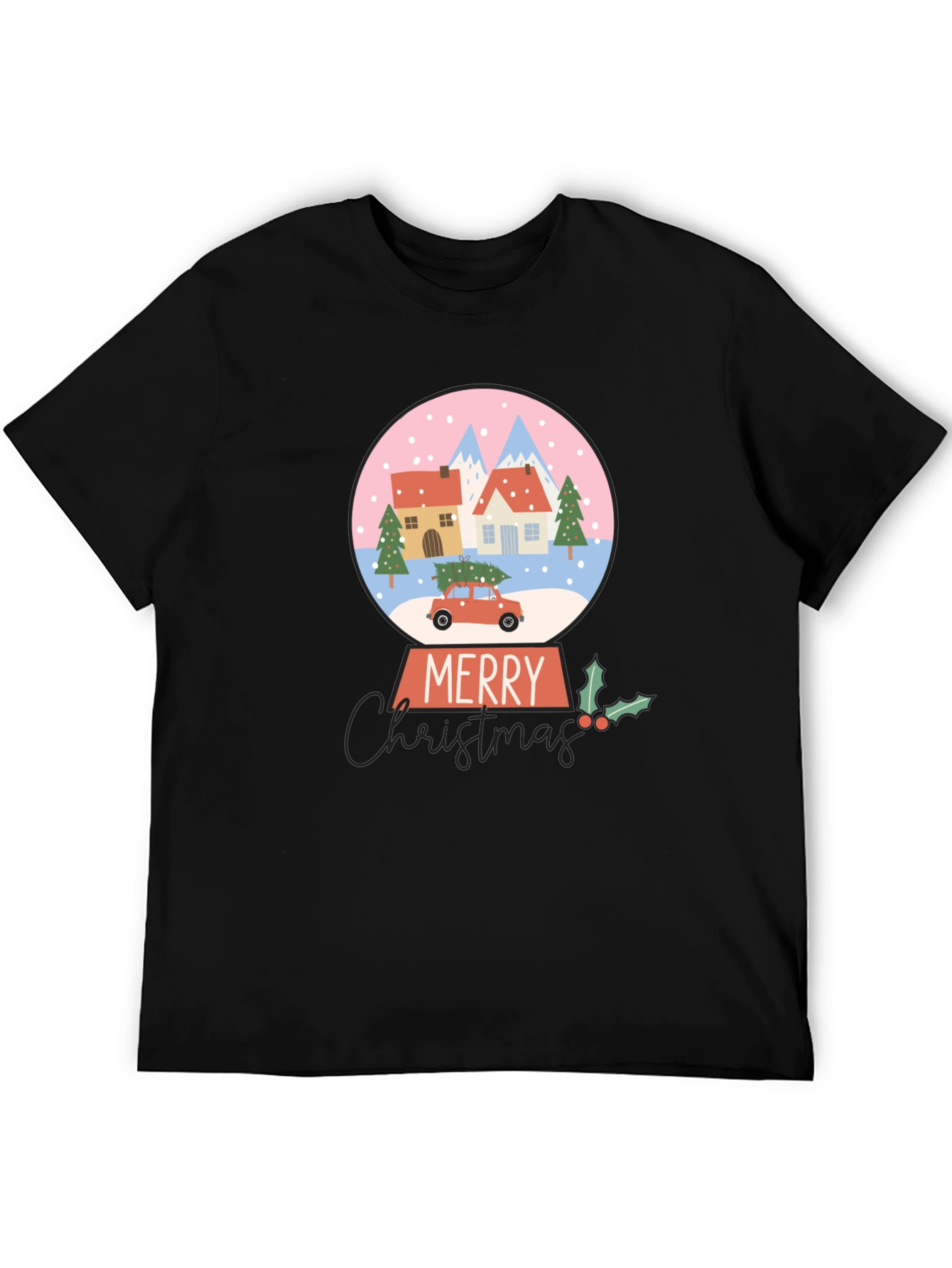 Merry Christmas Snow Globe T-Shirt